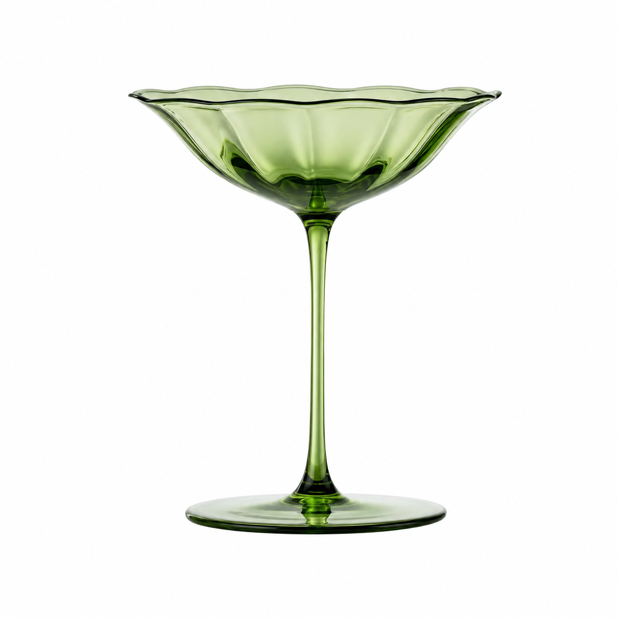 Champagneglas med vintagekant