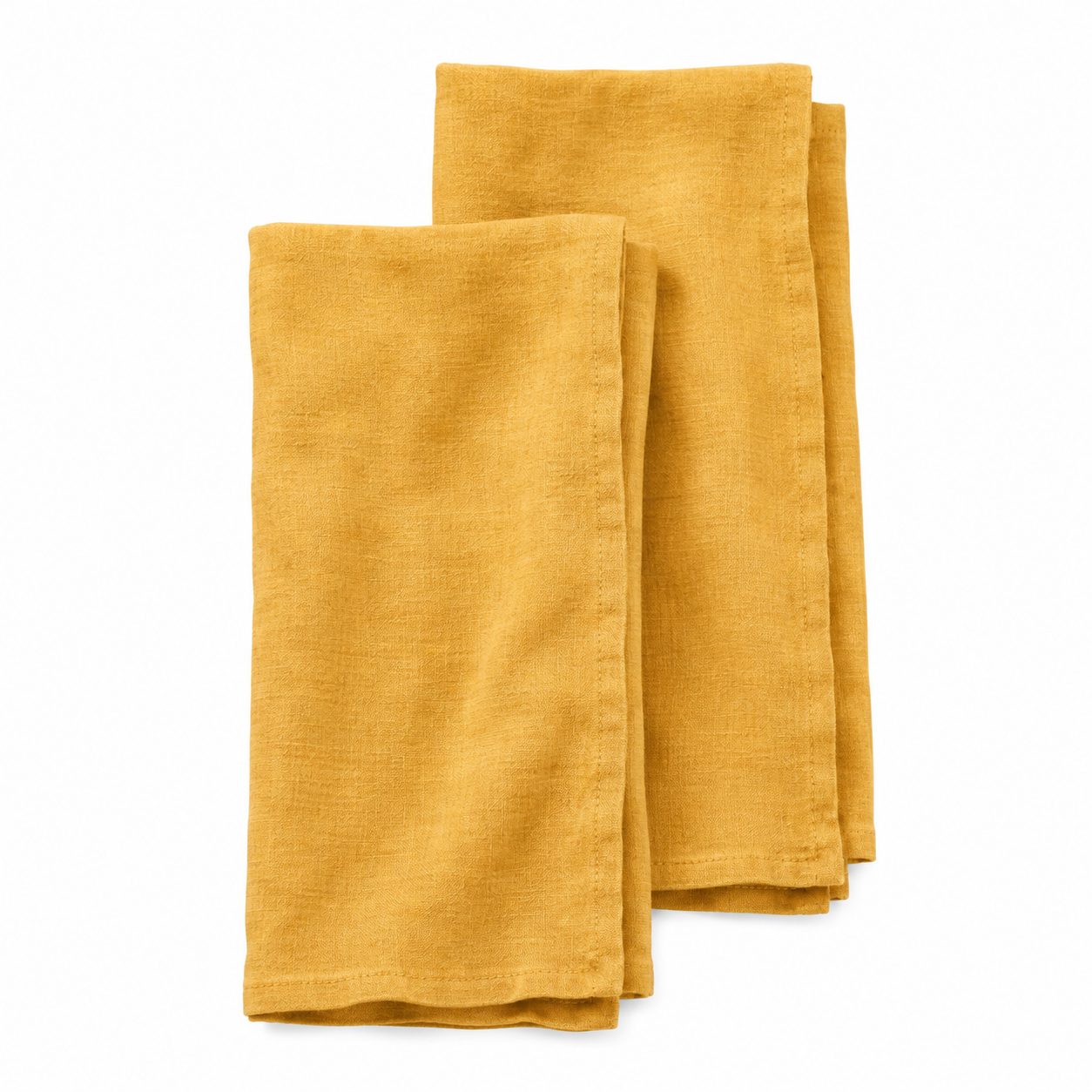 Tygservetter 2-Pack – Senapsgul