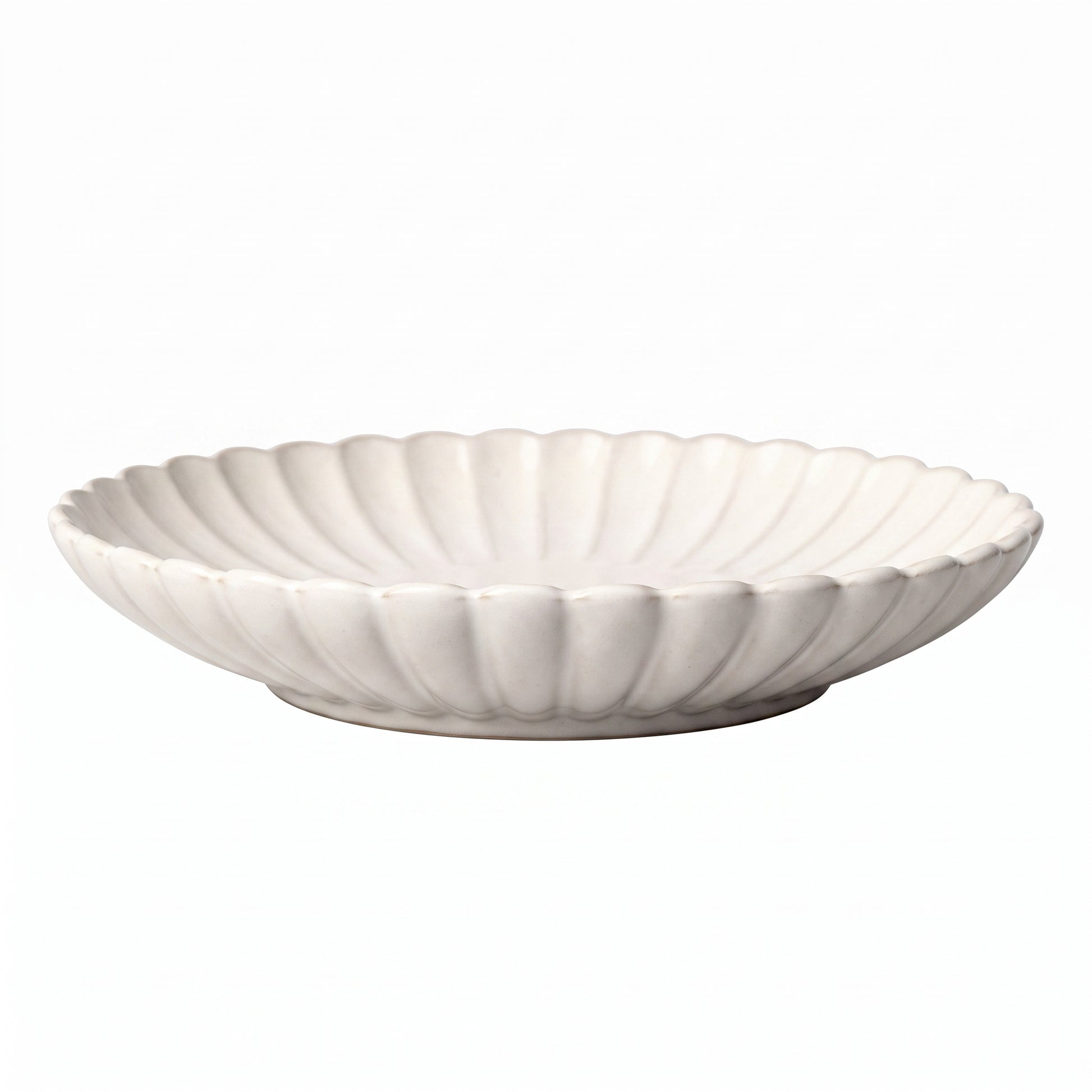 Räfflad middagstallrik - 24,5 cm