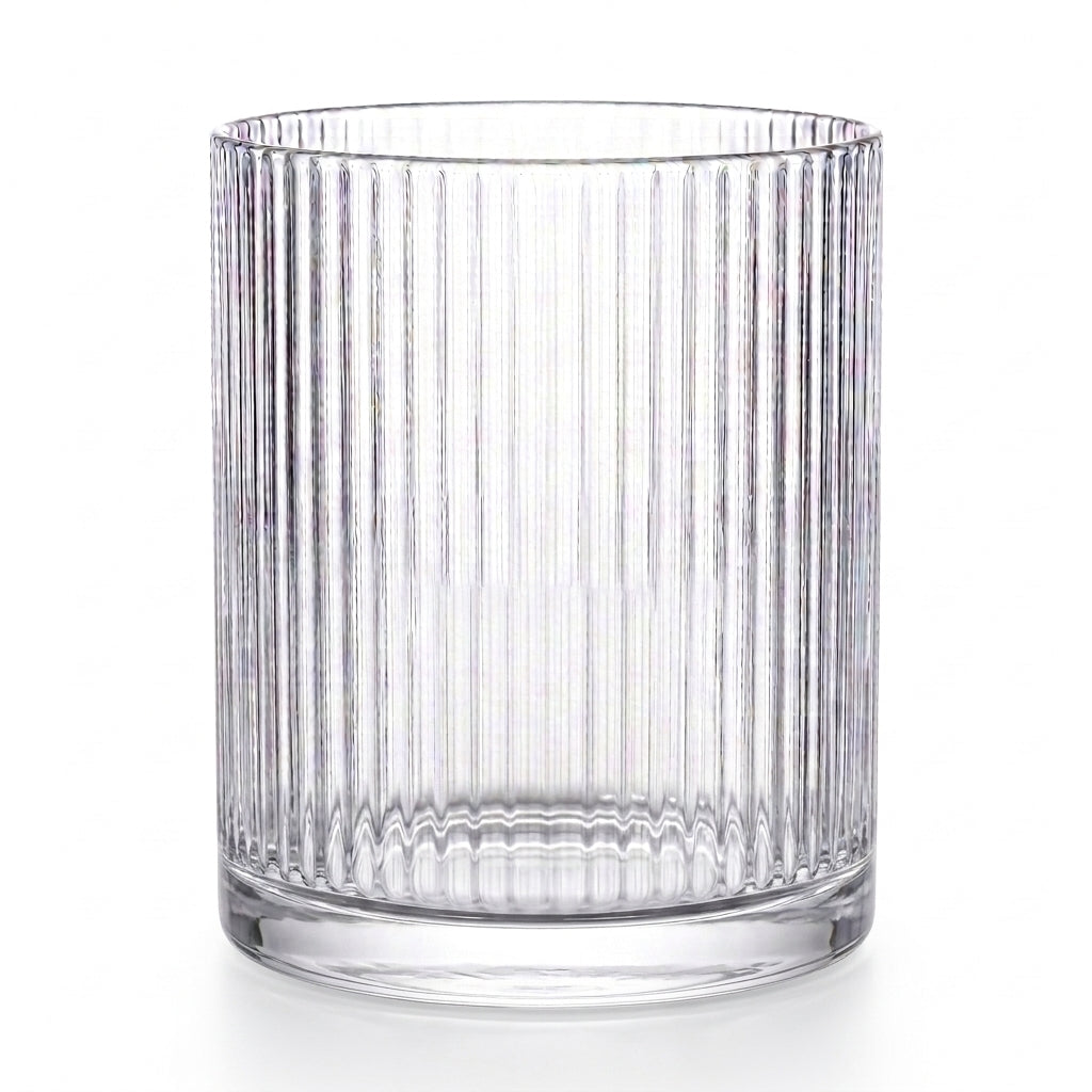 Räfflat dricksglas