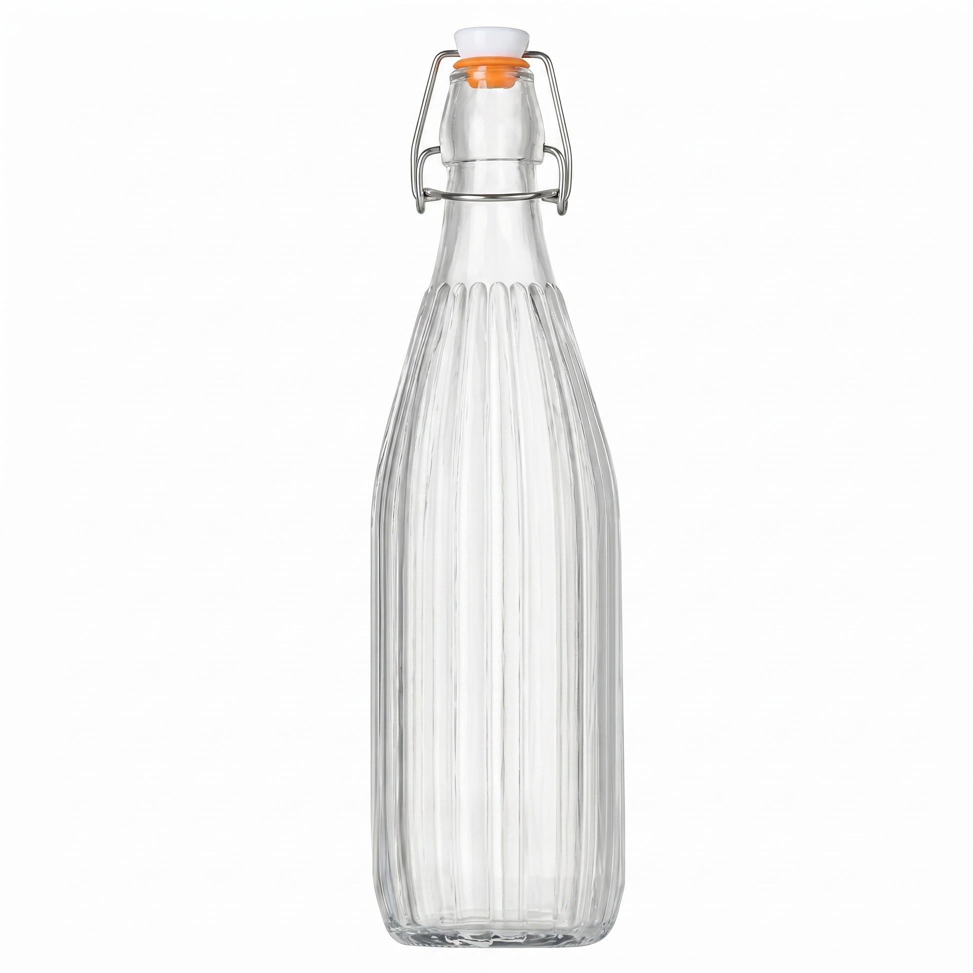 Glaskaraff med bygelkork