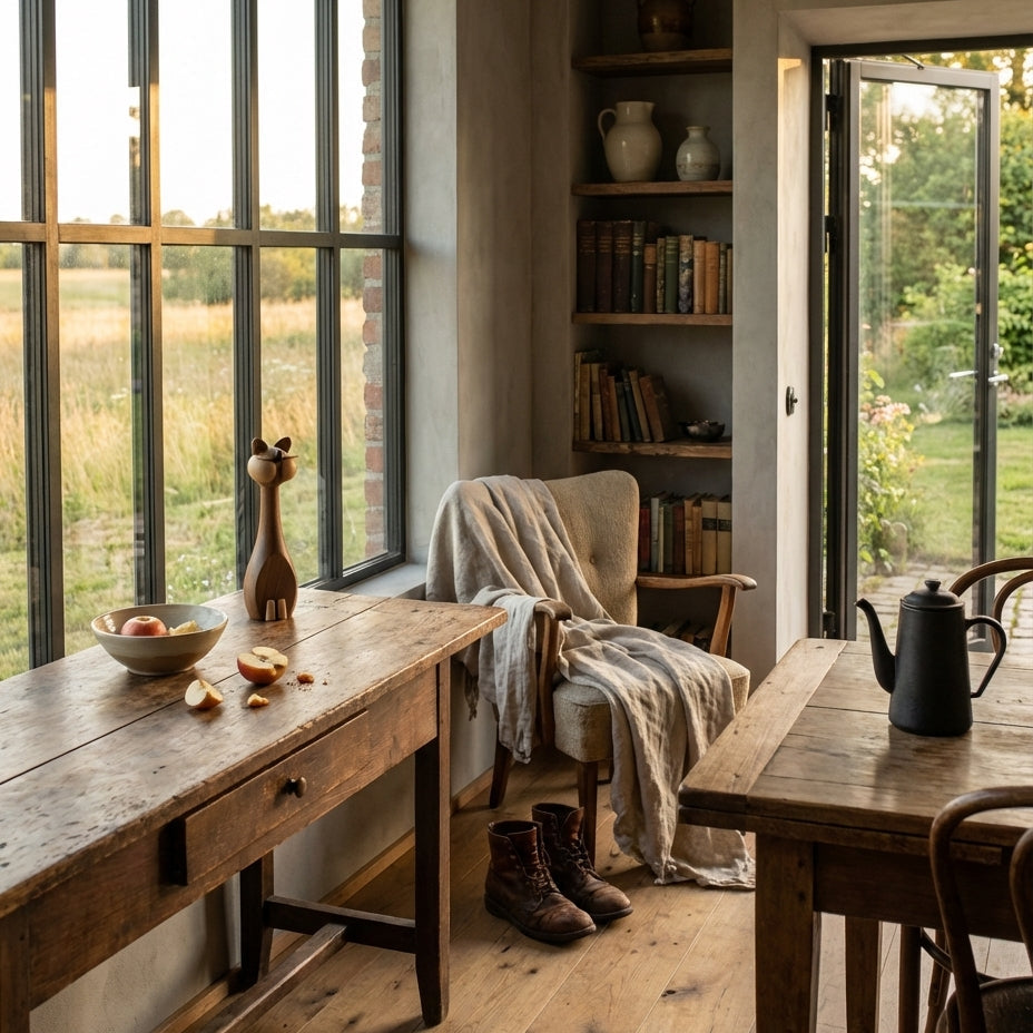 Träfigurer katt och råtta