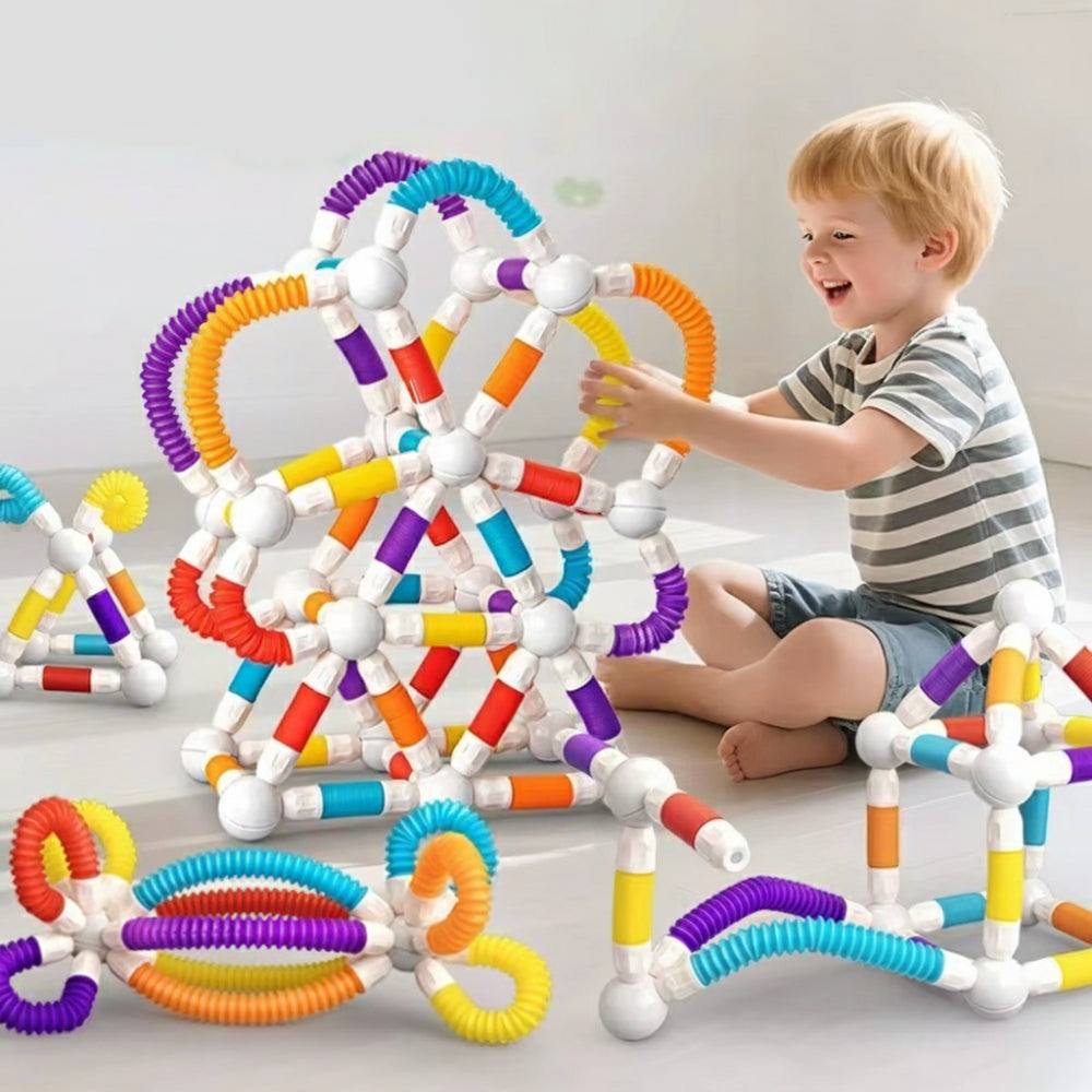 FLEXITUBE Magnetiskt Byggset