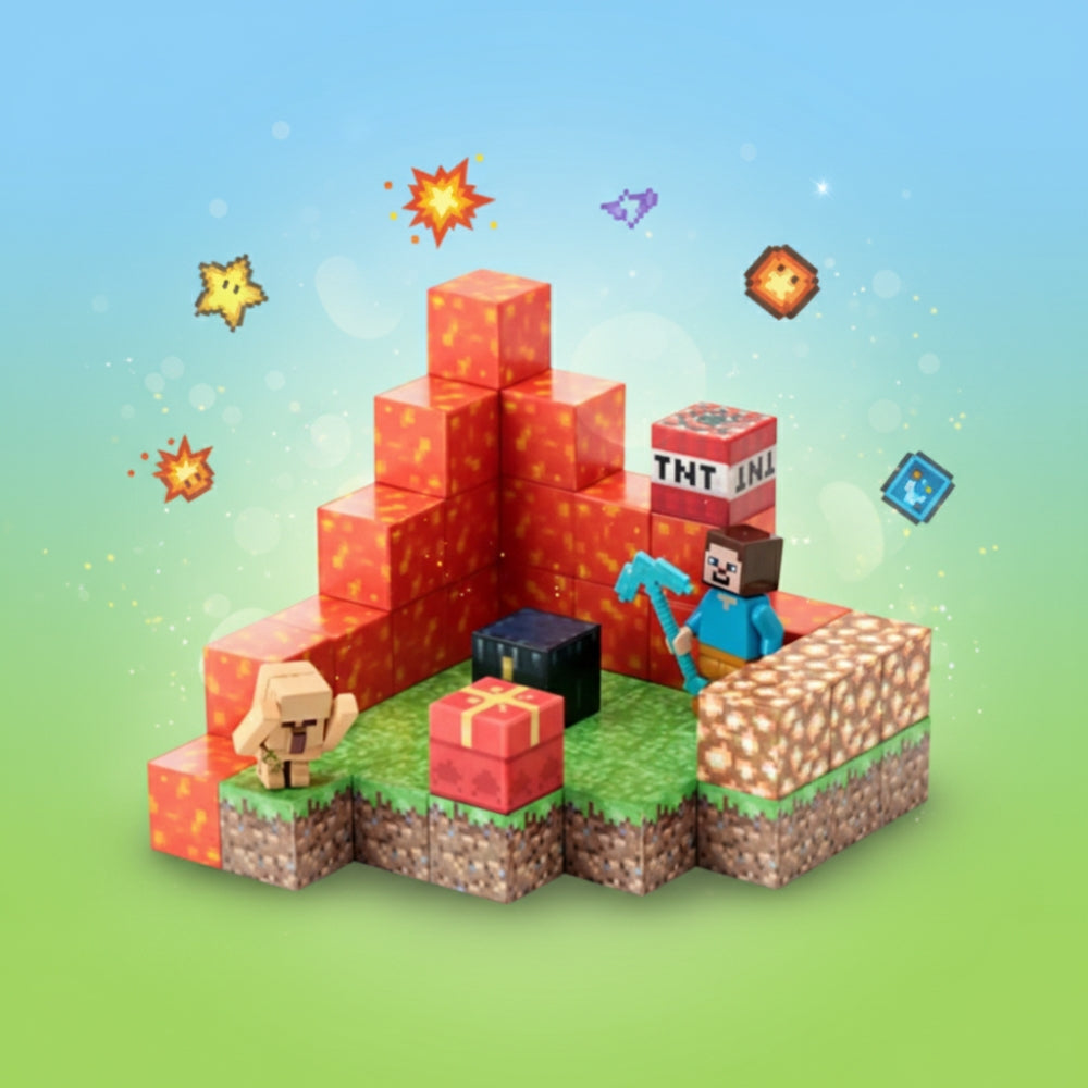 MINEBLOX Magnetiskt Byggset