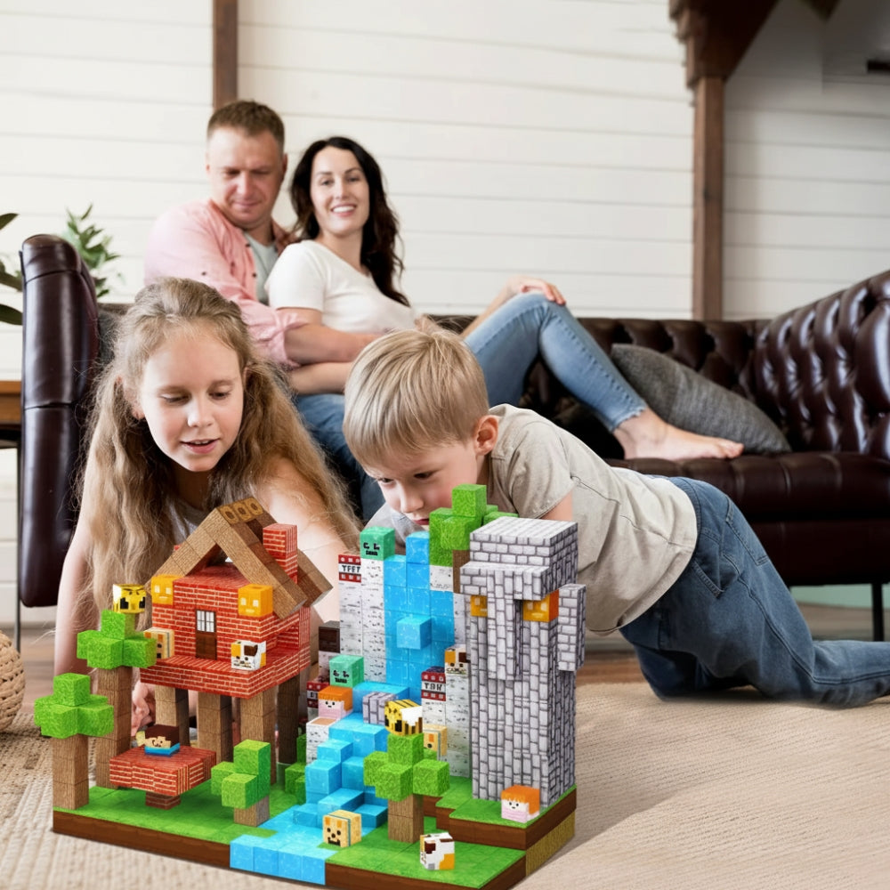 MINEBLOX Magnetiskt Byggset